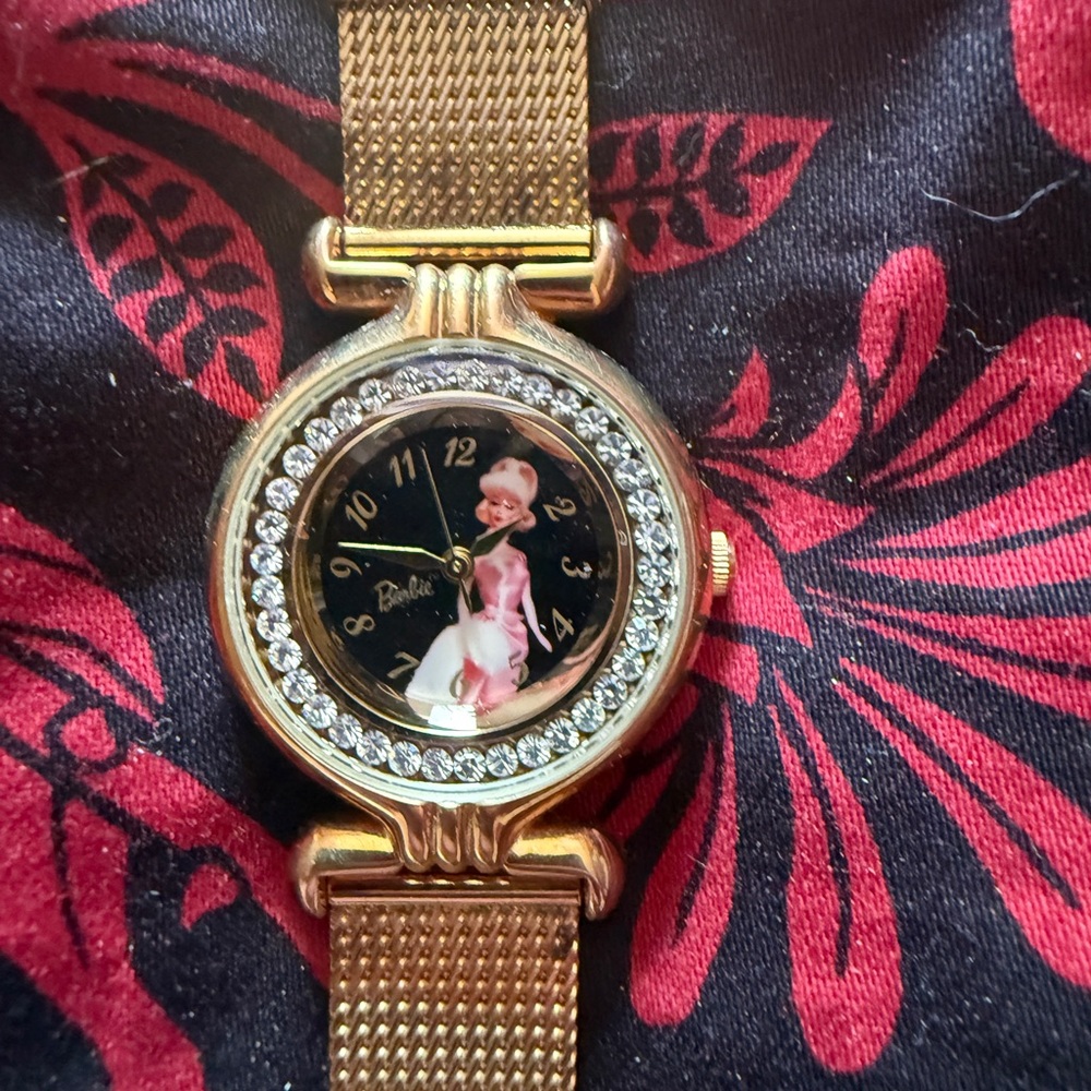 Barbie Enchanted Evening vintage Watch with Crystal Accents